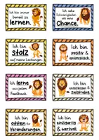 Vorschau - Fördermaterial/Inklusion - 40 Löwen Affirmationskarten für die Löwenklasse - Seite 3