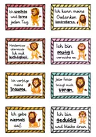 Vorschau - Fördermaterial/Inklusion - 40 Löwen Affirmationskarten für die Löwenklasse - Seite 2