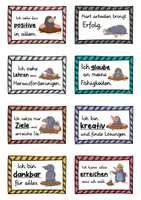 Vorschau - Fördermaterial/Inklusion - 40 Maulwurf Affirmationskarten für die Maulwurfklasse - Seite 1