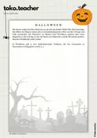 Vorschau - Lehrpläne/Lehrermaterial - Fantasiereise - Halloween und seine Bedeutung - Seite 1