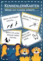 Vorschau - Spiele - KennenlernKarten Wenn ich fliegen könnte - Deckblatt