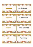 Aperçu - Jeux - Français : Conj :dominos verbe conjugué - infinitif P3 - Page 1