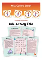 Vorschau - Arbeitsblätter - Roll a Fairy Tale - Creative Writing (+ Language Support + Fairy Tale) - Deckblatt