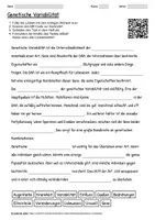 Vorschau - Arbeitsblätter - Arbeitsblatt "Genetische Variabilität" + interaktive Lösung & MP3 + - Deckblatt
