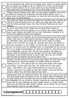 Vorschau - Arbeitsblätter - Lesespaziergang Halloween lesen Klasse 3 und 4 Deutsch - Seite 3