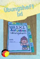 Vorschau - Arbeitsblätter - Übungsheft kleines Einmaleins 1x1 - Deckblatt