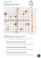 Vorschau - Arbeitsblätter - Zahlenraumerweiterung ZR 100_Hundertertafel - Seite 1