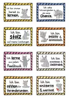 Vorschau - Fördermaterial/Inklusion - 40 Nashorn Affirmationskarten für die Nashornklasse - Seite 3