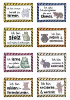 Vorschau - Fördermaterial/Inklusion - 40 Nilpferd Affirmationskarten für die Nilpferdklasse - Seite 3