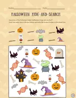 Vista previa - Hojas de trabajo - Actividades Halloween.Español-inglés - página 2