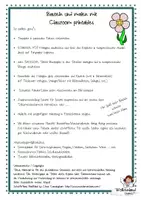 Vorschau - Mal- und Bastelvorlagen - Blumen Wiese XL Bastelvorlage Wanddekoration Kulisse Theater - Seite 1