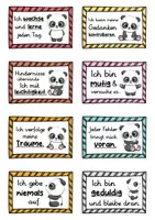 Vorschau - Fördermaterial/Inklusion - 40 Panda Affirmationskarten für die Pandaklasse - Seite 2