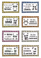 Vorschau - Fördermaterial/Inklusion - 40 Panda Affirmationskarten für die Pandaklasse - Seite 3