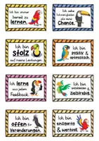 Vorschau - Fördermaterial/Inklusion - 40 Papagei Affirmationskarten für die Papageiklasse - Seite 3
