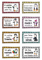 Vorschau - Fördermaterial/Inklusion - 40 Pinguin Affirmationskarten für die Pinguinklasse - Seite 2