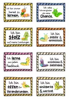 Vorschau - Fördermaterial/Inklusion - 40 Raupen Affirmationskarten für die Raupenklasse - Seite 3