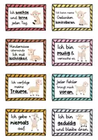 Vorschau - Fördermaterial/Inklusion - 40 Schafe Affirmationskarten für die Schafklasse - Seite 2