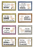 Vorschau - Fördermaterial/Inklusion - 40 Schafe Affirmationskarten für die Schafklasse - Seite 3