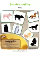 Aperçu - Jeux - Jeu des ombres - Ferme (animaux et autres) - Page de couverture