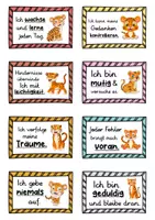 Vorschau - Fördermaterial/Inklusion - 40 Tiger Affirmationskarten für die Tigerklasse - Seite 2