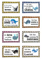 Vorschau - Fördermaterial/Inklusion - 40 Wal Affirmationskarten für die Walklasse - Seite 3