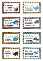 Vorschau - Fördermaterial/Inklusion - 40 Wal Affirmationskarten für die Walklasse - Seite 2