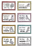 Vorschau - Fördermaterial/Inklusion - 40 Waschbär Affirmationskarten für die Waschbärklasse - Seite 2