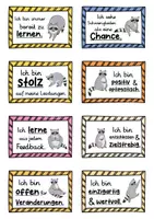 Vorschau - Fördermaterial/Inklusion - 40 Waschbär Affirmationskarten für die Waschbärklasse - Seite 3