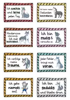 Vorschau - Fördermaterial/Inklusion - 40 Wolf Affirmationskarten für die Wolfklasse - Seite 2