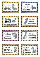 Vorschau - Fördermaterial/Inklusion - 40 Wolf Affirmationskarten für die Wolfklasse - Seite 3