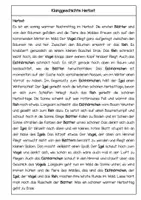 Vorschau - Text - Klanggeschichte/ Traumreise Herbst - Seite 1