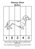 Vorschau - Arbeitsblätter - Kunst Schritt für Schritt zeichnen_Haustiere - Seite 1