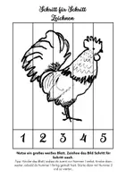 Vorschau - Arbeitsblätter - Kunst: Schritt für Schritt zeichnen: Ostern - Seite 2