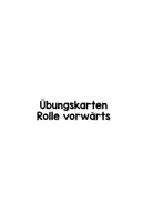 Vorschau - Stationenlernen - Rolle vorwärts (Übungskarten) - Seite 2