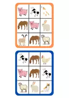 Vista previa - Juegos / Gamificación - UN GRAN BINGO DELS ANIMALS DE GRANJA! - página 1