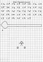 Vorschau - Arbeitsblätter - Halloween die Fledermaus Geometrieübung - Seite 2