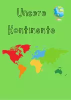 Vorschau - Unterrichtsreihen - Unsere Kontinente - Einführung für Grundschüler - Deckblatt