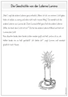 Vorschau - Arbeitsblätter - Religion - Laterne Lumina - St. Martin - Licht teilen - Seite 3
