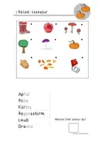 Vorschau - Arbeitsblätter - Mini Escape Room Herbst Klasse 1-2 - Seite 3