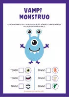 Vista previa - Unidades / Secuencias / Situaciones de Aprendizaje - Monstruos maravillosos: partes del cuerpo y conteo de cantidades - página 2