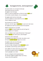 Vorschau - Fördermaterial/Inklusion - Klanggeschichte Dschungel mit Bildkarten - Seite 1