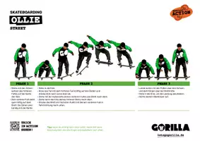 Vorschau - Stationenlernen - Skateboard: Stationskarte "Ollie" - Deckblatt