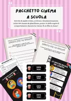anteprima - Esercizi - Pacchetto "Cinema a scuola": vedere un film in classe! - Pagina di copertina