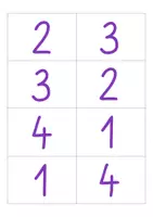 Vorschau - Präsentationen/Tafelbilder - Die Zahlen 5 bis 10 zerlegen (Demomaterial für die Tafel in 2 Varianten) - Seite 1