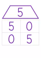 Vorschau - Präsentationen/Tafelbilder - Die Zahlen 5 bis 10 zerlegen (Demomaterial für die Tafel in 2 Varianten) - Seite 2