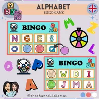Vista previa - Juegos / Gamificación - Alphabet Bingo - Cards + Wheel - Colour - Portada