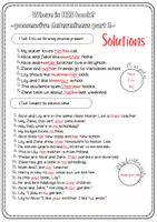 Vorschau - Arbeitsblätter - Grammar: Pronouns - possessive Part 2 (my, his, her...) - Seite 2