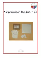 Vorschau - Aufgabenkarten - Legeaufgaben: Aufgaben zum Hunderterfeld - Deckblatt