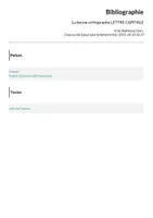 Aperçu - Apprentissages en autonomie - La bonne orthographe LETTRE CAPITALE - Page 3