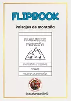 Vista previa - Hojas de trabajo - Pack: Flipbooks tipos de paisaje - Portada